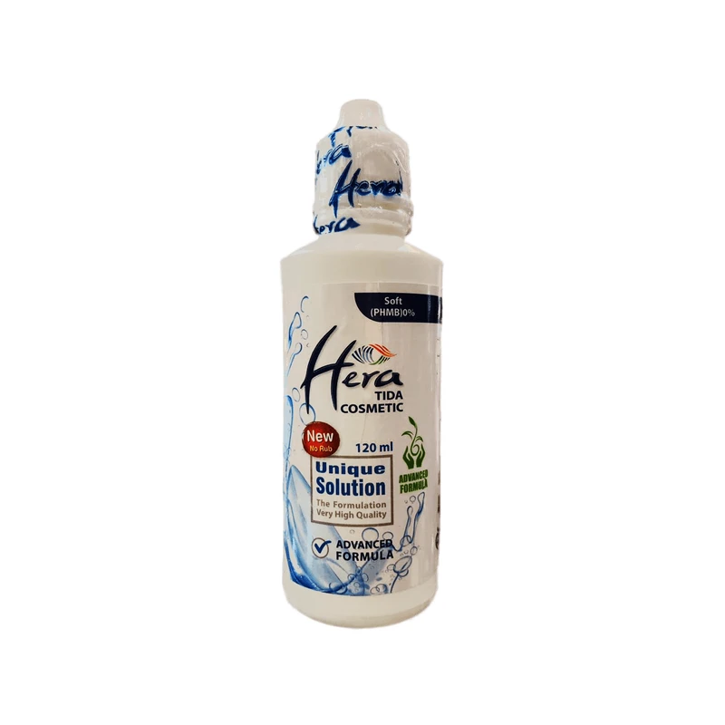 محلول شستشوی لنز هرا مدل Preservative-Solution حجم 120 میلی لیتر