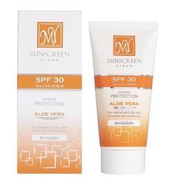 کرم ضد آفتاب بی‌رنگ مای، SPF 30، مدل Intense Protection، مناسب پوست مختلط و چرب و حجم 50 میلی‌لیتر