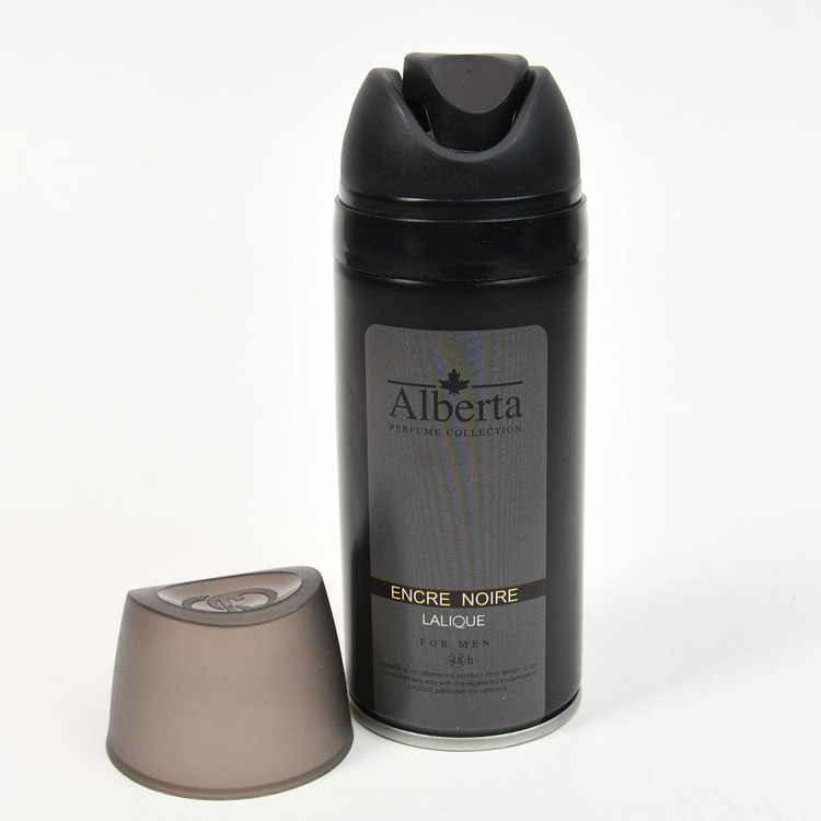 اسپری خوشبو کننده بدن مردانه Alberta مدل ENCRE NOIRE LALIQE