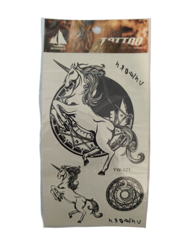 طرح تتو موقت کد YW-421