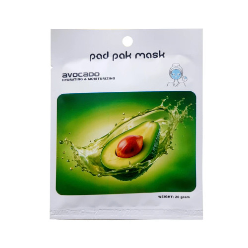 ماسک ورقه ای صورت پد پاک مدل آووکادو وزن 20 گرم