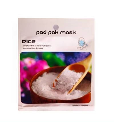 ماسک ورقه ای صورت پد پاک مدل برنج حجم 20 گرم