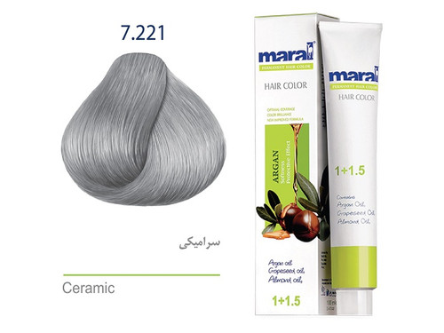 رنگ مو مارال با رنگ سرامیکی شماره 7.221 ، حجم 100 میلی لیتر