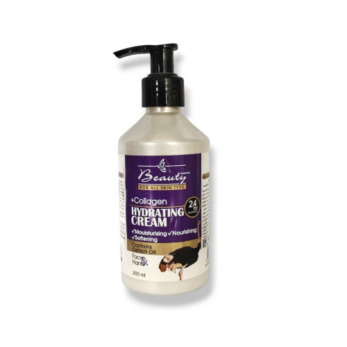 کرم مرطوب کننده روغن شتر مرغ بیوتی نام حجم 200 میلی لیتر