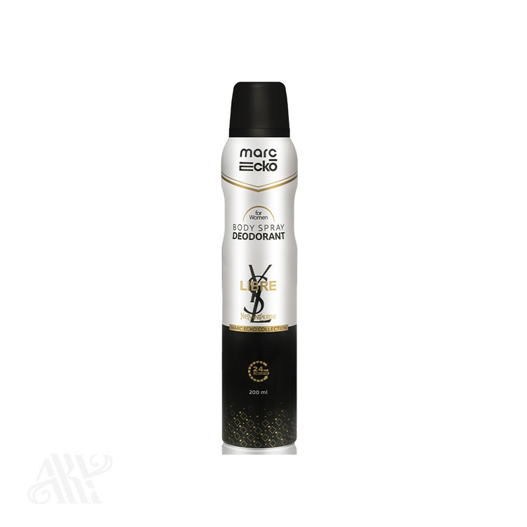 اسپری بدن زنانه مارک اکو مدل لیبره حجم 200 میلی لیتر