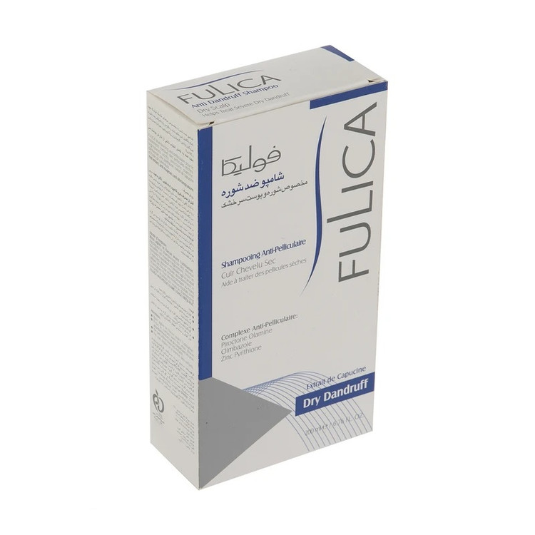 شامپو ضدشوره مو فولیکا مخصوص موهای خشک، حجم 200 میلیلیتر