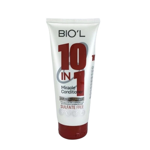 نرمکننده مو بیول مدل ده کاره مناسب انواع مو حجم 200 میلیلیتر