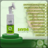 فوم شستشو براش دار سودا مدل خیار مناسب پوست های چرب حجم 150 میلی لیتر