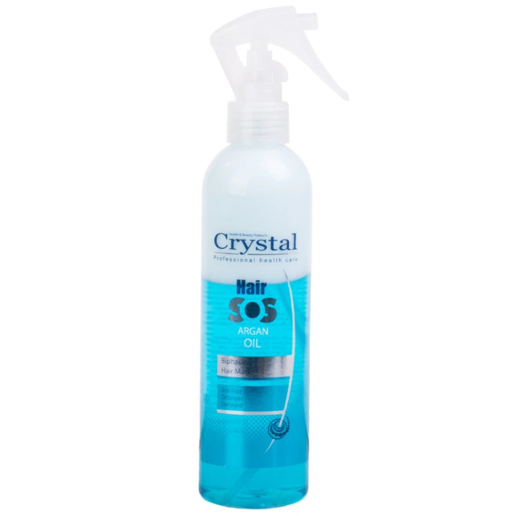 ماسک مو دو فاز کریستال مدل Argan Oil حجم 250 میلی لیتر