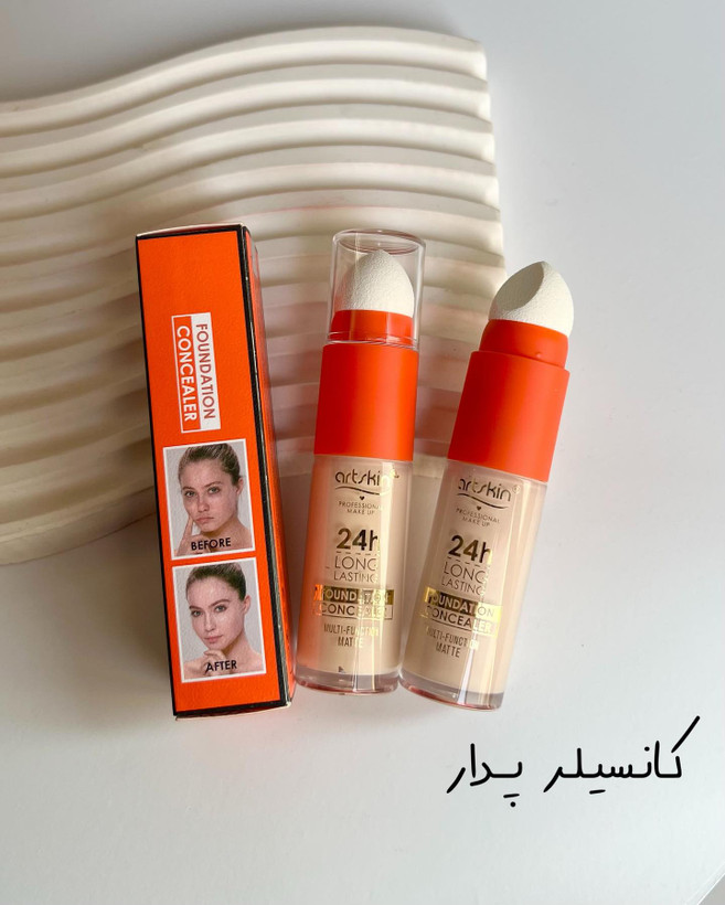 کانسیلر 24 ساعته پددار آرت اسکین حجم 11.5 گرم