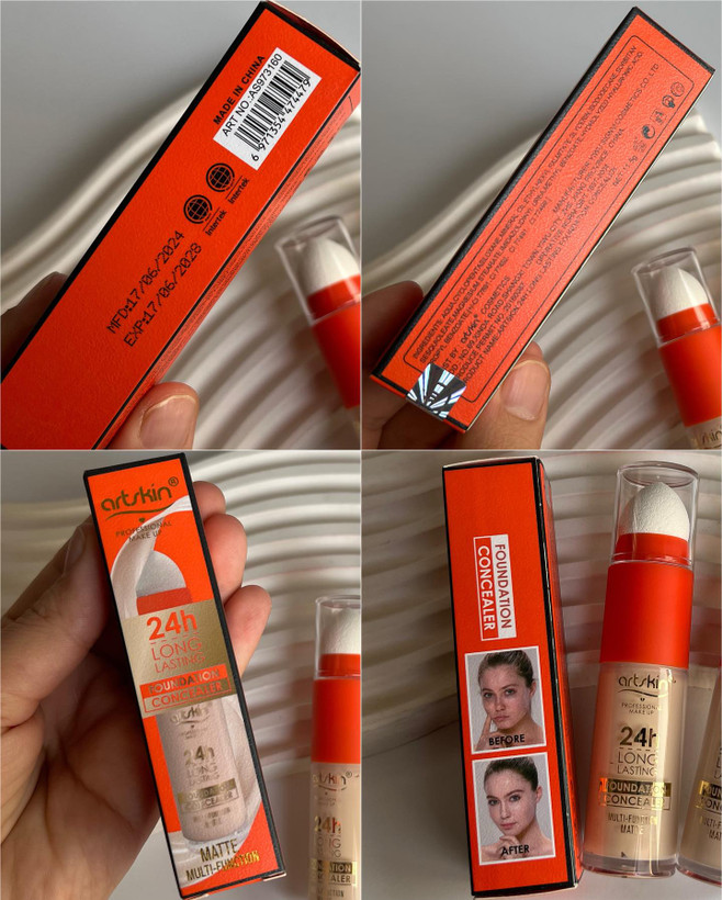 کانسیلر 24 ساعته پددار آرت اسکین حجم 11.5 گرم