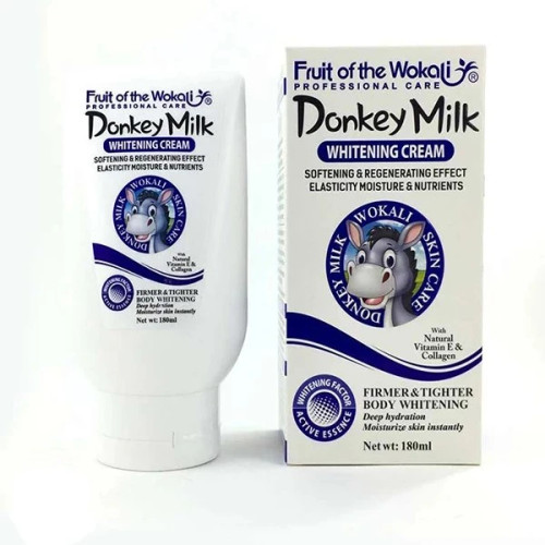 کرم روشن کننده وکالی مدل شیر الاغ حجم 180 میلی لیتر