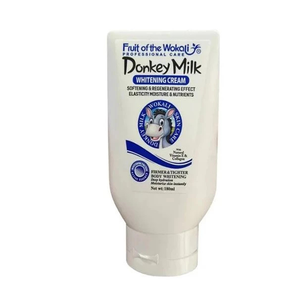 کرم روشن کننده وکالی مدل شیر الاغ حجم 180 میلی لیتر