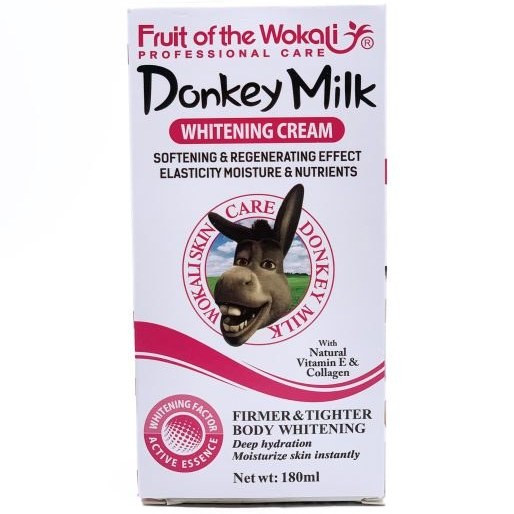 کرم روشن کننده وکالی مدل شیر الاغ حجم 180 میلی لیتر