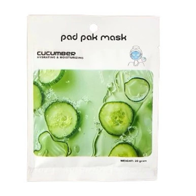 ماسک ورقه ای خیار پد پاک حجم 20 گرم