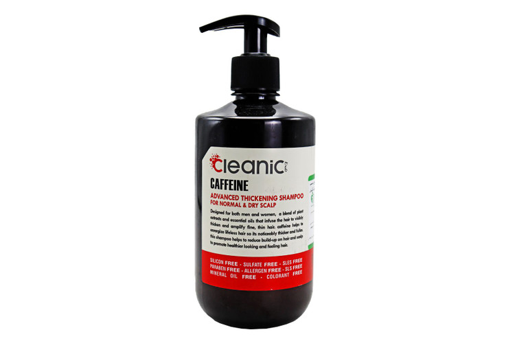 شامپو کافئین بدون سولفات کلینیک مناسب برای پوست سر خشک حجم 550 میلی لیتر