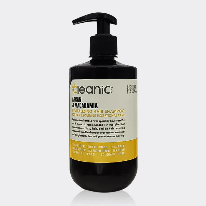 شامپو بدون سولفات آرگان و ماکادمیا کلینیک کیندی حجم 550 میلی لیتر