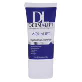 کرم ژل آبرسان صورت درمالیفت مدل AQUALIFT مخصوص پوست خشک و حساس حجم 50 میلی لیتر