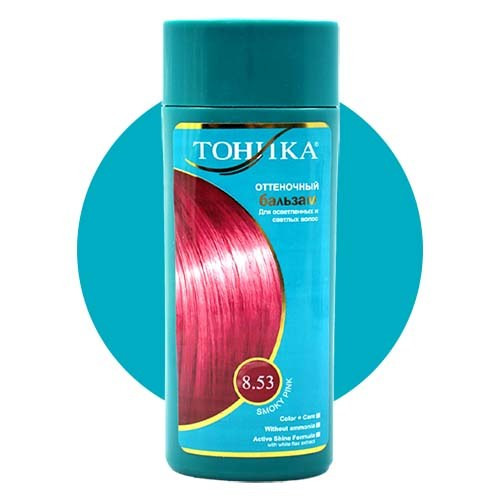 شامپو رنگساژ توهیکا شماره 8.53 رنگ صورتی دودی حجم 150 میلی لیتر