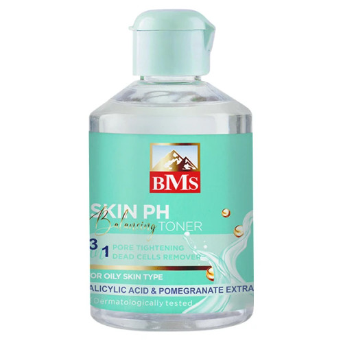 تونر بی ام اس مدل برگ چای سبز مناسب پوست چرب و دارای جوش حجم 200 میلی لیتر