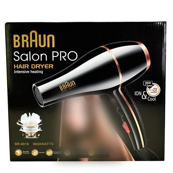 سشوار حرفه ای 9000 وات براون مدل BR-8818