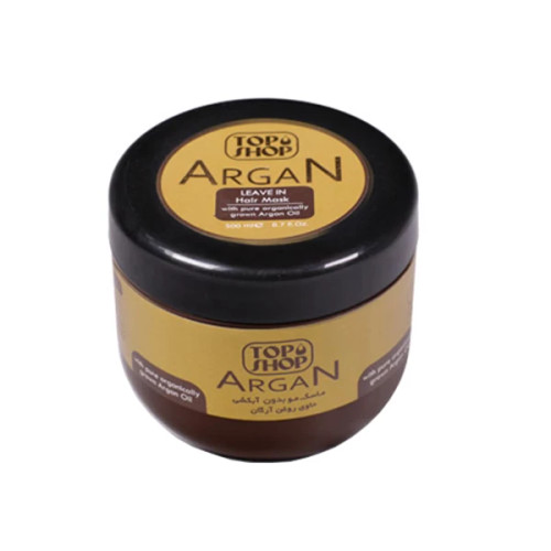 ماسک مو مغذی با آبکشی حاوی روغن آرگان تاپ شاپ حجم 500 میلی لیتر
