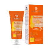 کرم ضد آفتاب رنگی بژ تیره تاپ شاپ SPF50 مناسب انواع پوست حجم 50 میلی لیتر