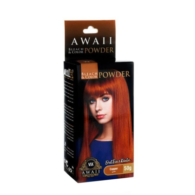 پودر دکلره آوایی رنگ مسی وزن 50 گرم