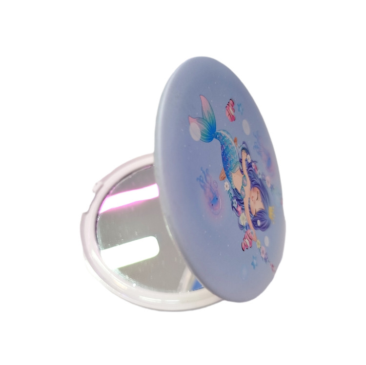 آینه جیبی آرایشی دوطرفه فانتزی کد 04