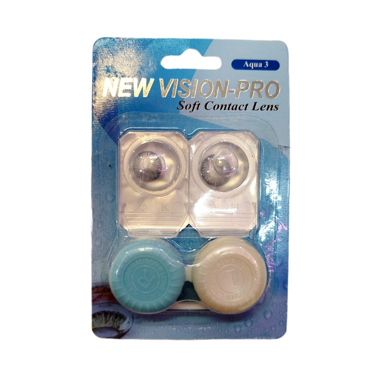 لنز رنگی چشم نیو ویژن پرو رنگ Aqua 3