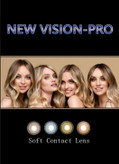 لنز رنگی چشم نیو ویژن پرو رنگ Hazel 2