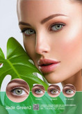 لنز رنگی چشم نیو ویژن پرو رنگ Jade Green 2