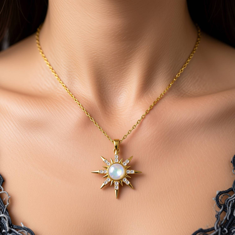 گردنبند خورشیدی کد 03