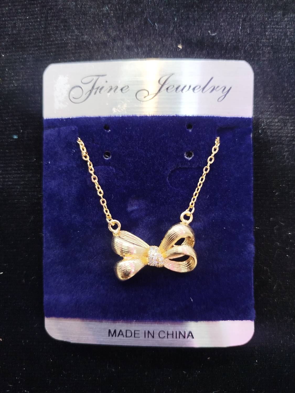 گردنبند ژوپینگ طرح پاپیون کد 02