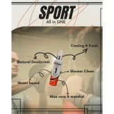 اسپری ضدتعریق بدن یونی سنس مدل SPORT حجم 160 میلی لیتر