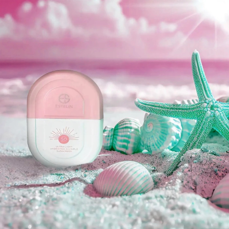 کرم ضد آفتاب بیرنگ استلین SPF90 مدل ضد لک مناسب برای انواع پوست حجم 50 میلیلیتر