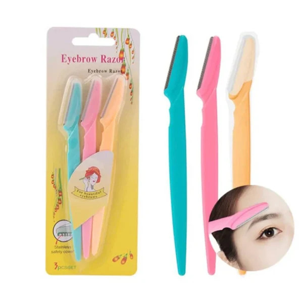 تیغ اصلاح صورت ۳ عددی | Eyebrow Razor