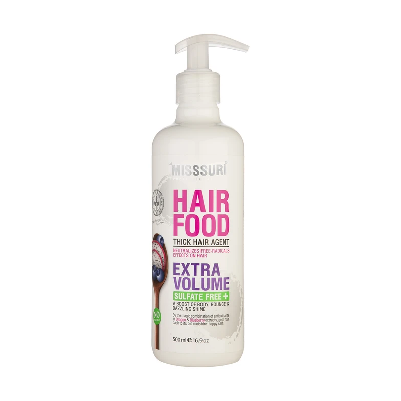 ماسک مو میسوری مدل EXTRA VOLUME مناسب موهای کم حجم و نازک حجم 500 میلی لیتر