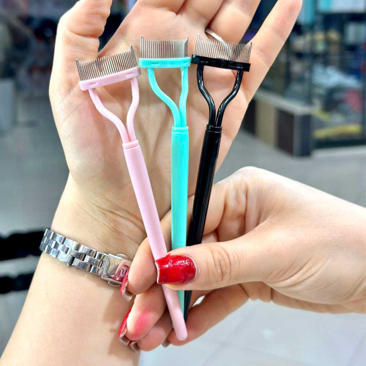 شانه جداکننده مژه دندانه فلزی