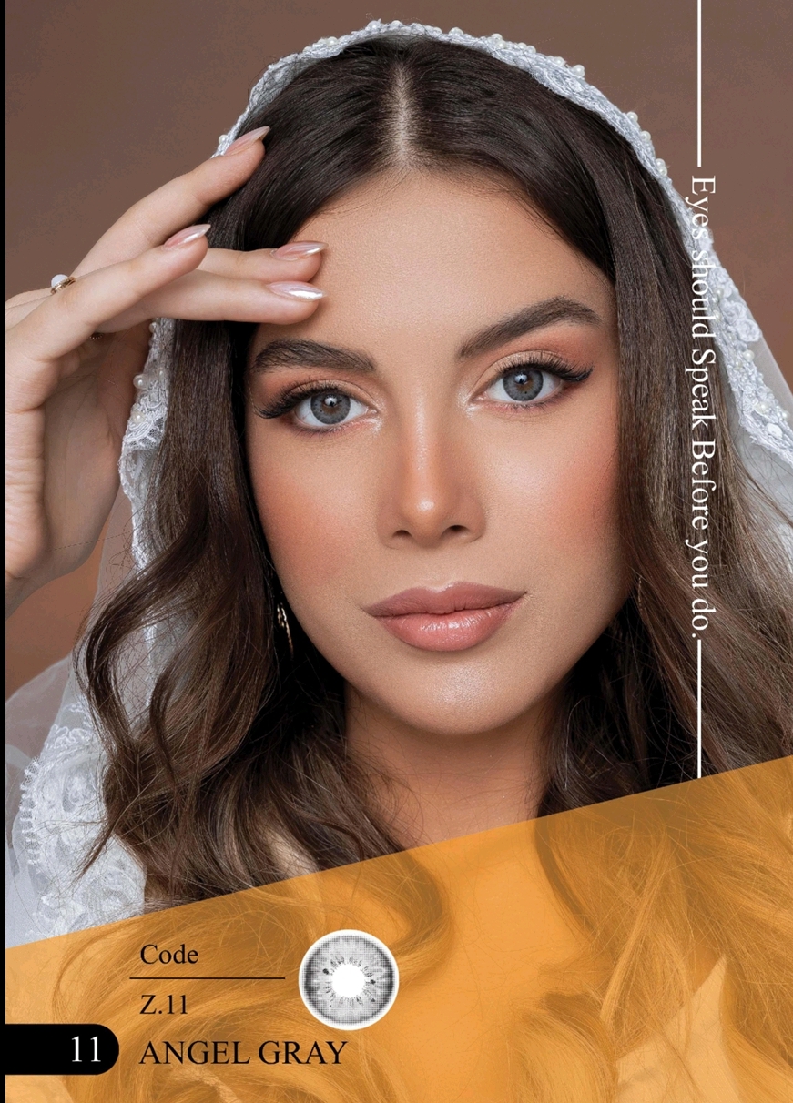 لنز رنگی زیرو سون کد Z.11 (ANGEL GRAY)