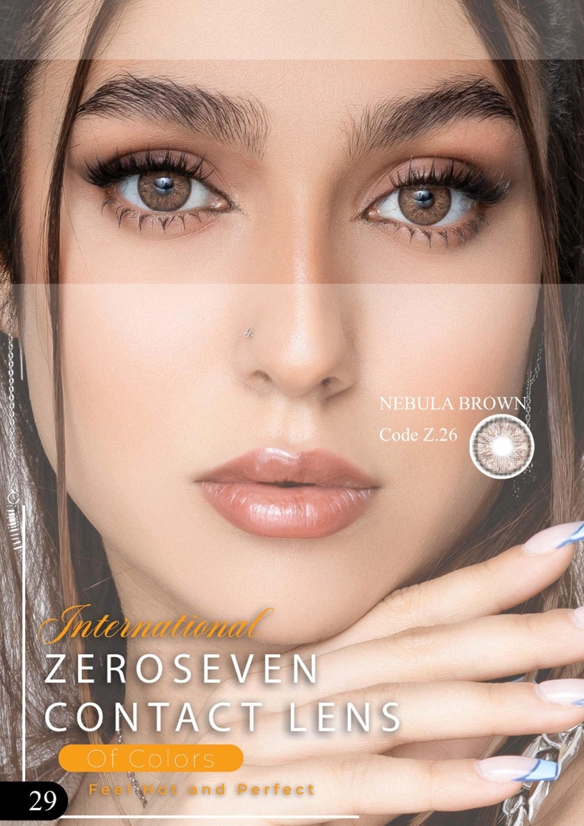 لنز رنگی زیرو سون کد Z.26 (NEBULA BRROWN)